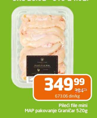 Pileći file mini MAP pakovanje Graničar 520g