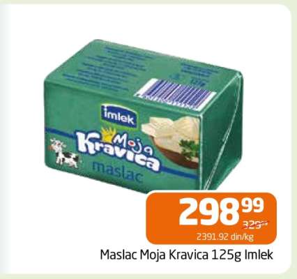 Maslac Moja Kravica 125g Imlek