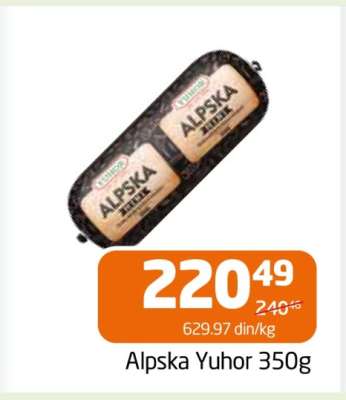 Alpska Yuhor 350g