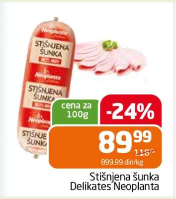 Stišnjena šunka Delikates Neoplanta