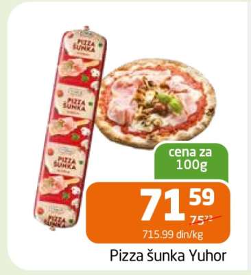 Pizza šunka Yuhor