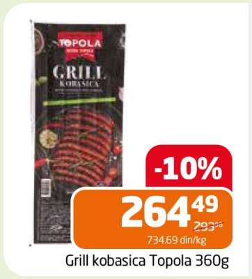 GRILL KOBASICA Topola 360g