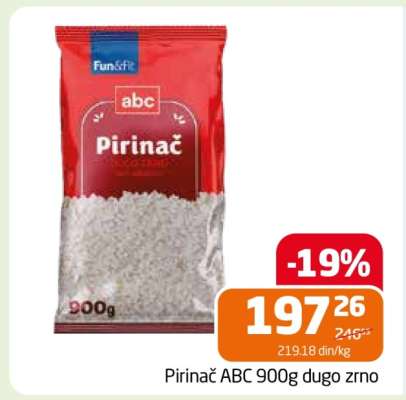 Pirinač ABC 900g dugo zrno