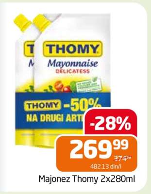 Majonez Thomy 2x280ml