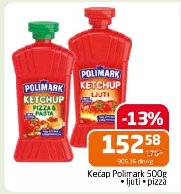 Kečap Polimark 500g