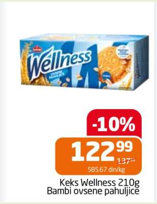 Keks Wellness 210g