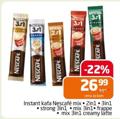 Instant kafa Nescafé mix