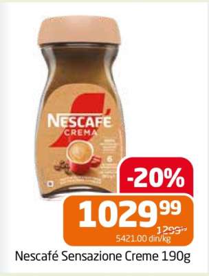 Nescafé Sensazione Creme 190g