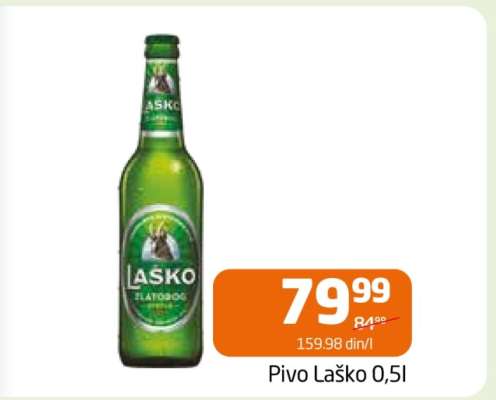 Pivo Laško 0,5l