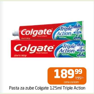 Pasta za zube Colgate 125ml Triple Action