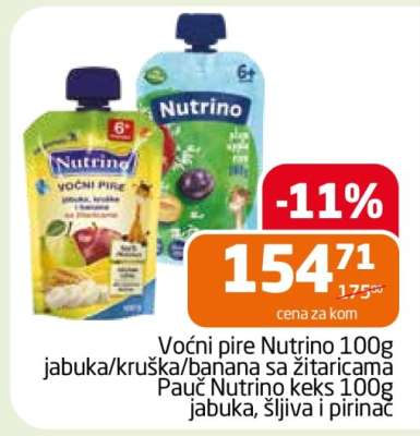 Voćni pire Nutrino 100g
