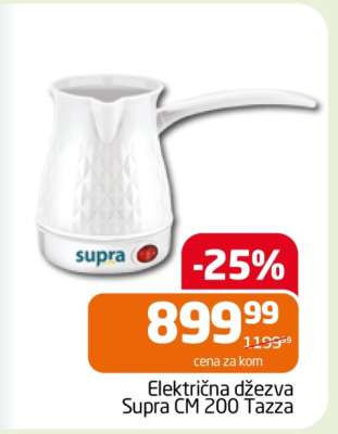 Električna džezva Supra CM 200 Tazza