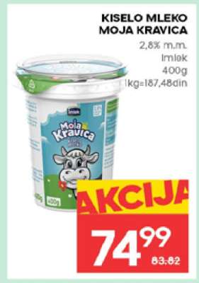 Kiselo mleko Moja kravica