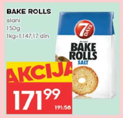 BAKE ROLLS