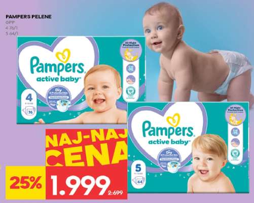 Pampers pelene