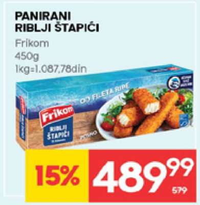 Panirani riblji štapići