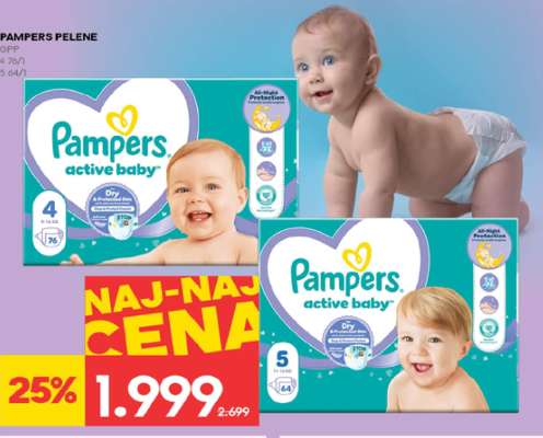Pampers pelene