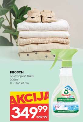 FROSCH odstranjivač fleka