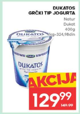 Dukatos Grčki tip jogurta