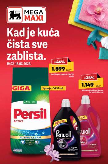 Mega Maxi katalog - 19.02.2026 - 18.03.2026.