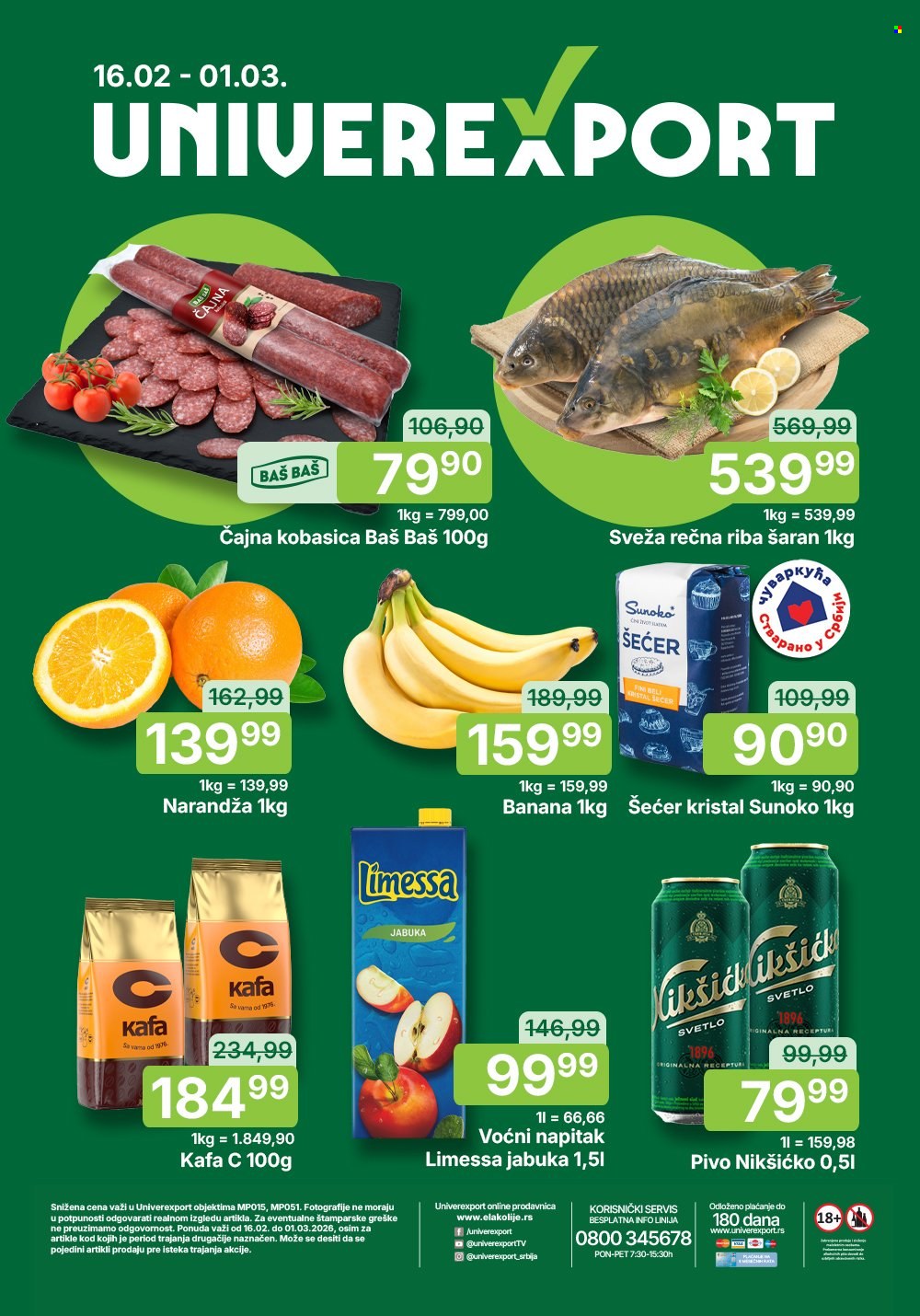 Univerexport katalog - 16.02.2026 - 01.03.2026. Stranica 1