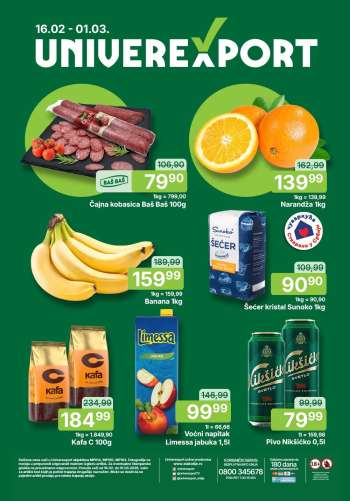 Univerexport katalog - 16.02.2026 - 01.03.2026.