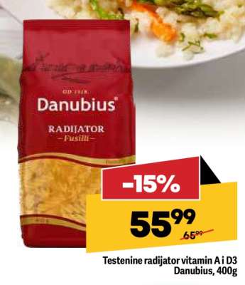 Testenine radijator vitamin A i D3 Danubius, 400g