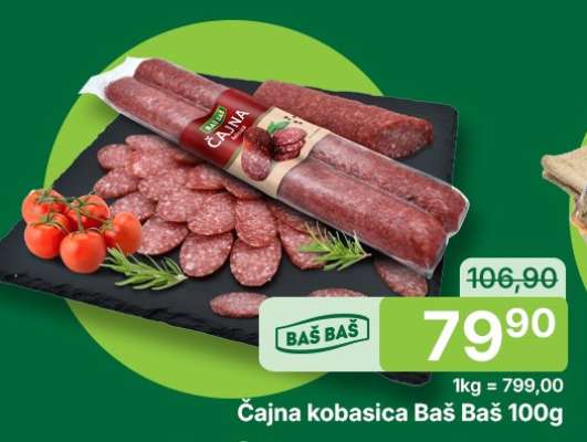 Čajna kobasica Baš Baš 100g
