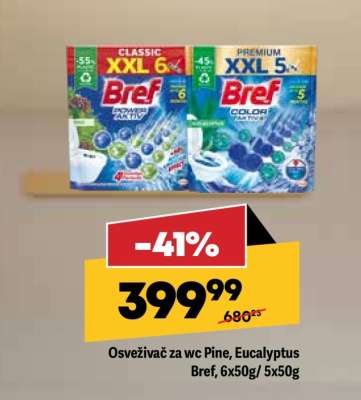 Osvěživač za wc Pine, Eucalyptus