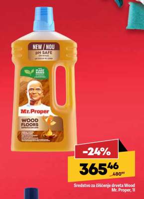 Sredstvo za čišćenje drveta Wood Mr. Proper, 1l