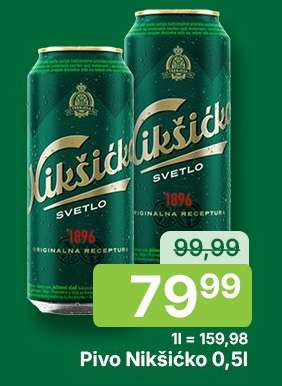 Pivo Nikšićko 0.5l
