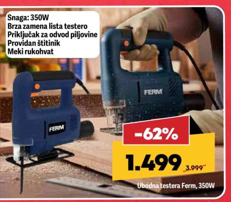 Ubodna testera Ferm , 350W