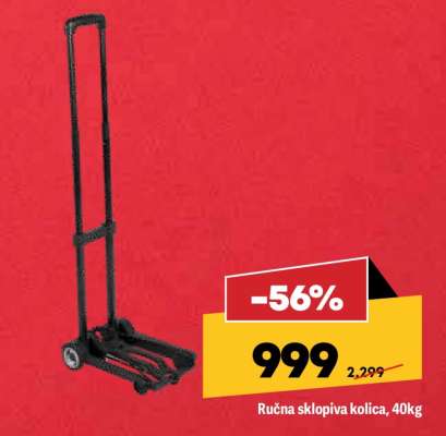 Ručno sklopiva kolica, 40kg