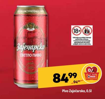 Pivo Zaječarsko 0.5l