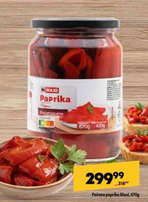 Pečena paprika Maxi 670g