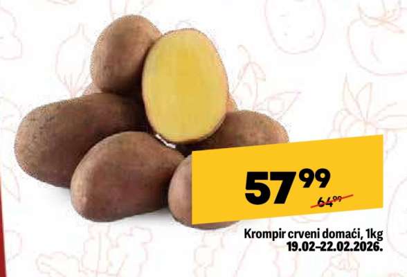 Krompir crveni domaći 1kg