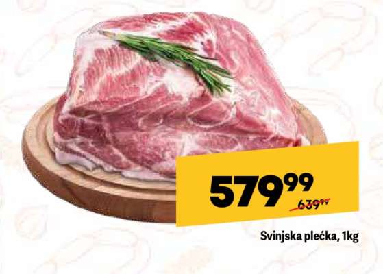 Svinjska plećka 1kg