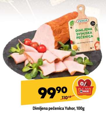 Dimljena pečenica Yuhor, 100g