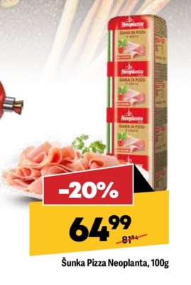 ŠUNKA PIZZA Neoplanta 100g
