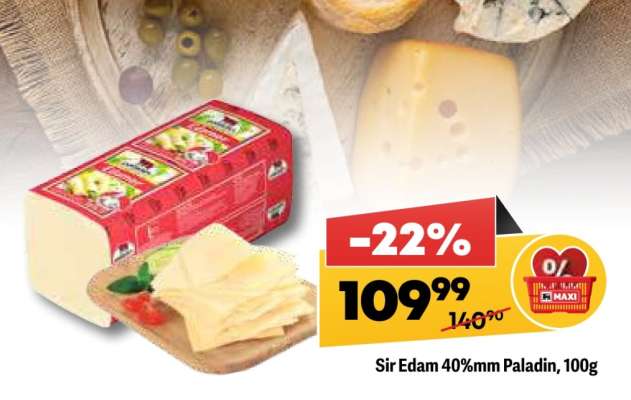 Sir Edam 40%mm Paladin, 100g