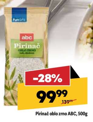 Pirinač oblo zrno ABC 500g