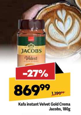 Kafa instant Velvet Gold Crema Jacobs, 180g