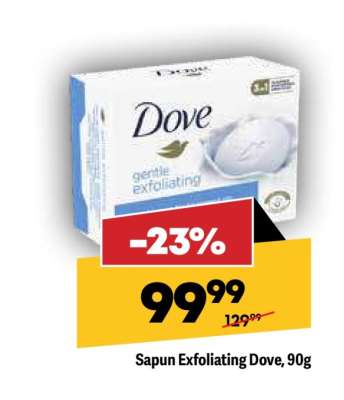 Sapun exfoliating Dove 90g