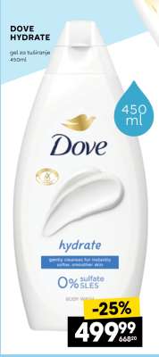 DOVE HYDRATE