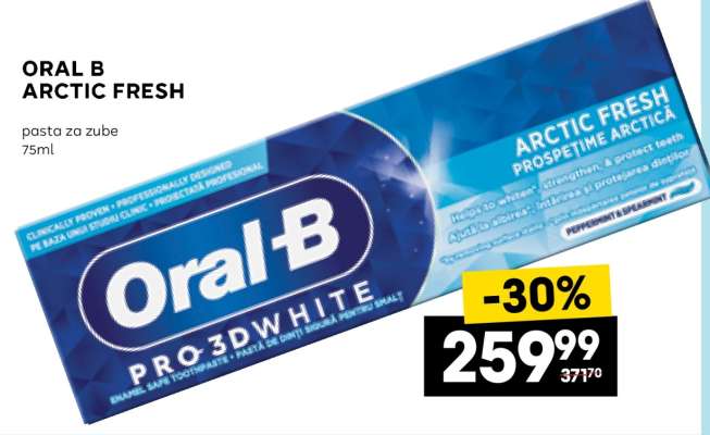 ORAL B ARCTIC FRESH
