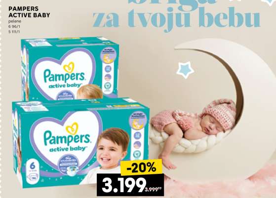 Pampers active baby