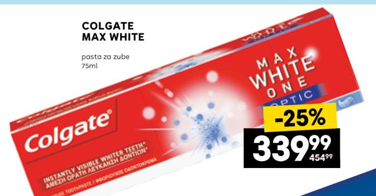 COLGATE MAX WHITE