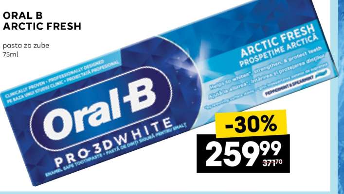 ORAL B ARCTIC FRESH