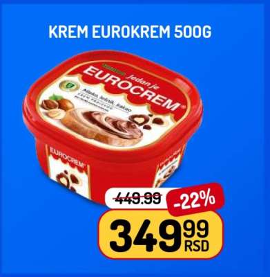 Krem Eurokrem 500g