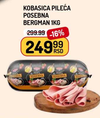 Kobasica Pileća Posebna Bergman 1kg